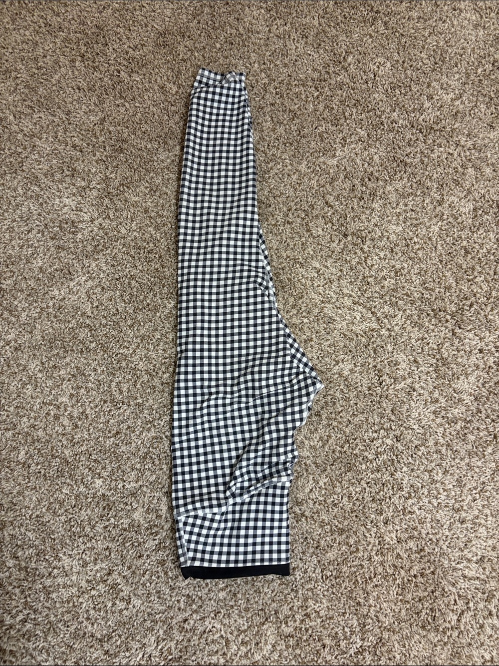 JoyLab Black & White Gingham High-Rise Leggings - Picture 2 of 2
